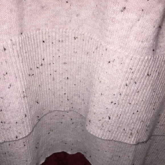 Style & CO Cream Sand Cotton XL sweater Ribbed open cuff - Picture 10 of 10